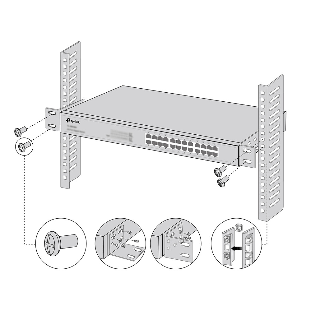 TP-Link Omada RackMount Kit-13 Montageset - Afbeelding 3