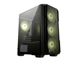 MSI MAG FORGE M120R AIRFLOW computerbehuizing Mini Tower Zwart, Transparant