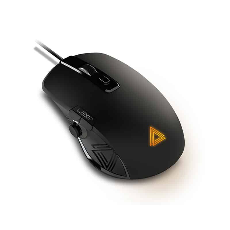 Lexip Np93 – Bedrade Muis Met Joystick Voor De Duim En Keramische Pads – 12 Programmeerbare Macro'S - Afbeelding 2