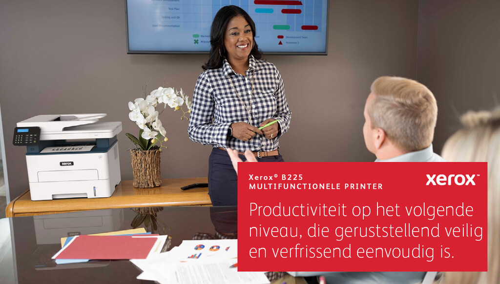 Xerox B225 A4 34 ppm draadloze dubbelzijdige printer PS3 PCL5e/6 ADF 2 laden totaal 251 vel - Afbeelding 13