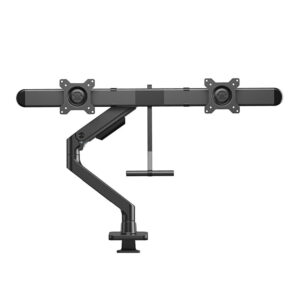 ACT Monitorarm 32" office premium, gasveer, crossbar, 2 schermen