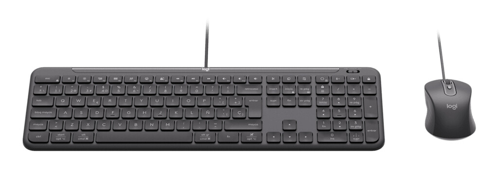 Logitech 920-013347 toetsenbord Inclusief muis Thuis/Werk USB QWERTY Scandinavisch Grafiet - Afbeelding 2
