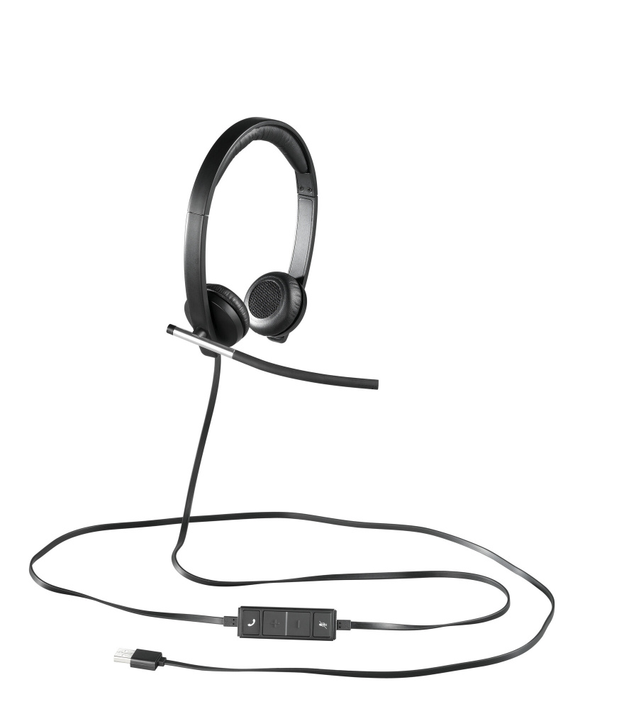 Logitech H650E Headset Bedraad Hoofdband Kantoor/callcenter USB Type-A Zwart, Zilver - Afbeelding 2