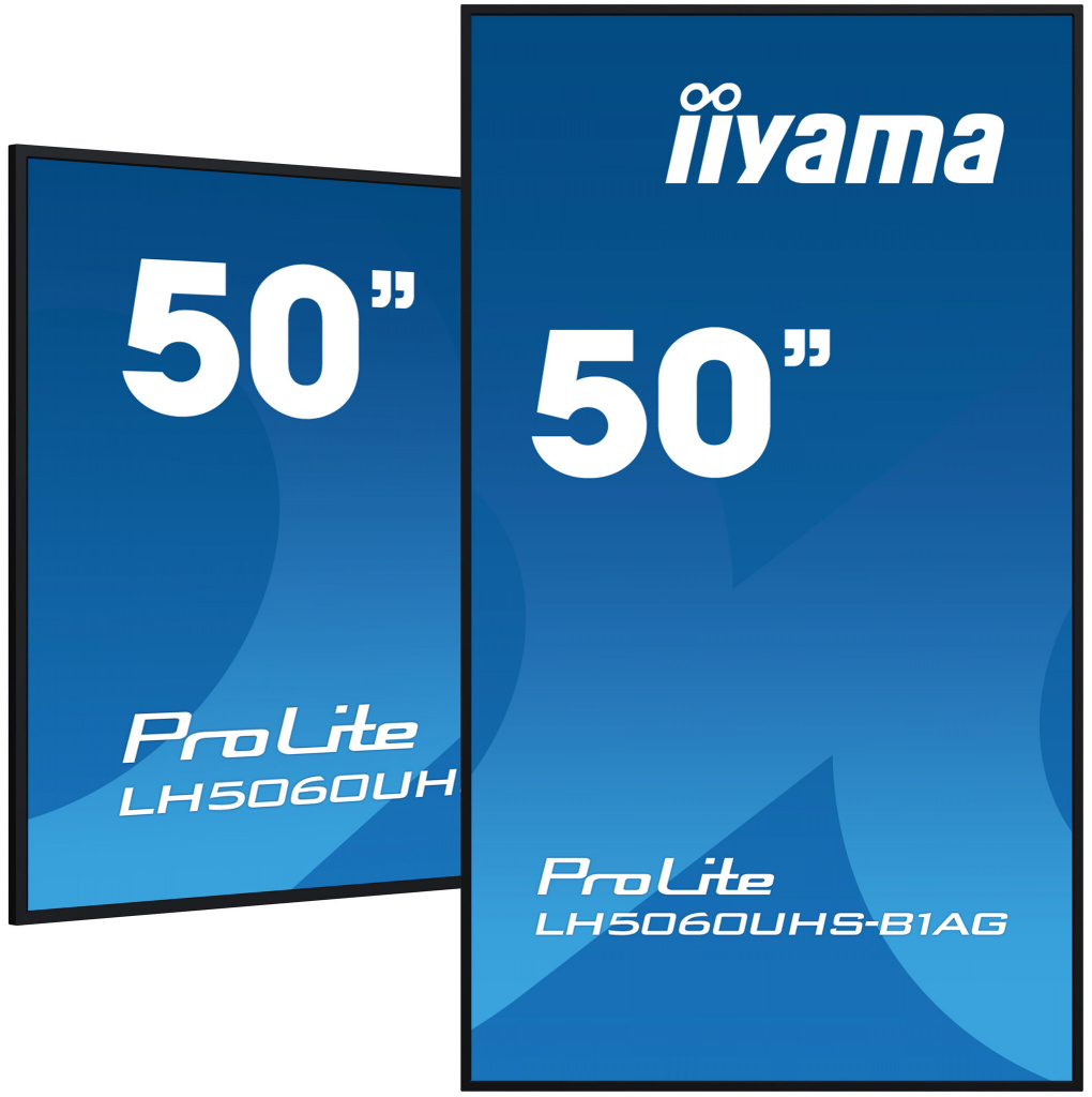 iiyama LH5060UHS-B1AG beeldkrant Digitaal A-kaart 125,7 cm (49.5") LED Wifi 500 cd/m² 4K Ultra HD Zwart Type processor Android 1