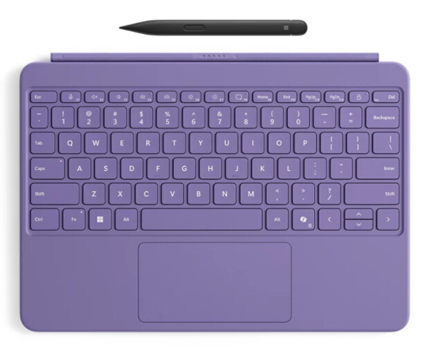 Microsoft Surface EP2-33042 toetsenbord voor mobiel apparaat QWERTZ Zwitsers Bluetooth Violet