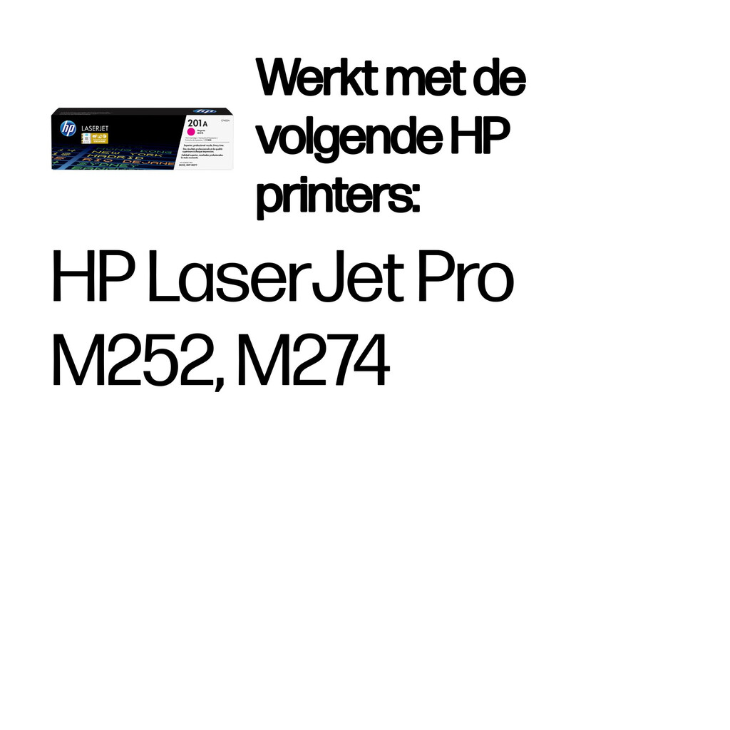 HP 201A originele magenta LaserJet tonercartridge - Afbeelding 2
