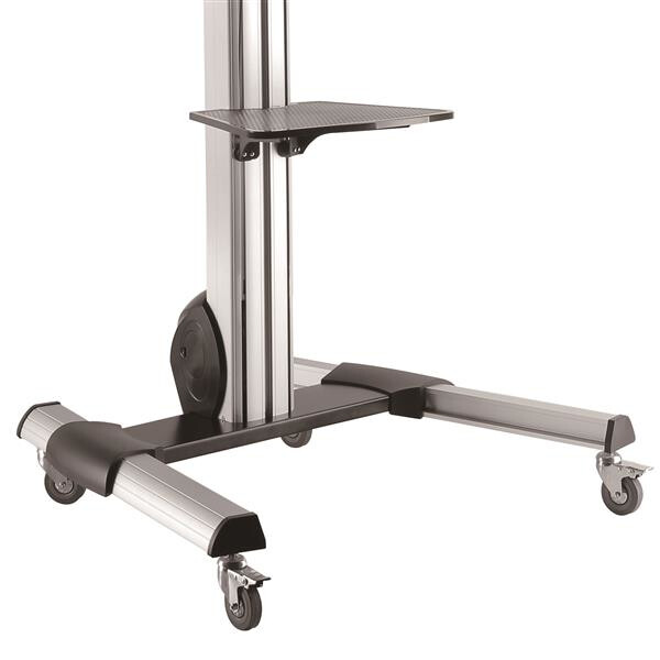 StarTech.com Verrijdbare TV Standaard - Mobiele TV Vloerstandaard voor 32-75" VESA Scherm (40kg) - TV Trolley met Plank - Univer - Afbeelding 3