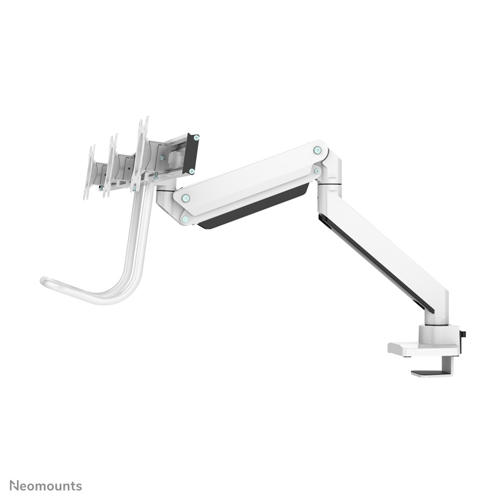 Neomounts NM-D775DX3WHITE flat panel bureau steun 68,6 cm (27") Wit - Afbeelding 6