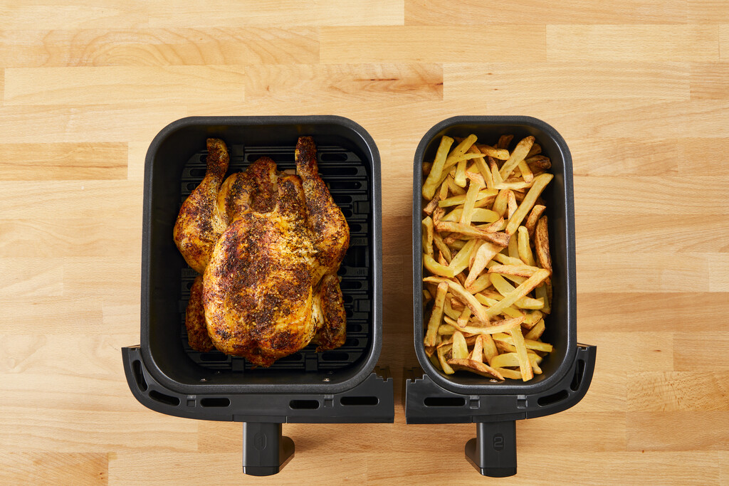 Tefal Dual Easy Fry & Grill Easy Fry & Grill Dual EY905D air fryer met dubbele lades - 8 programma's - 5,2 L + 3,1 L - Afbeelding 15