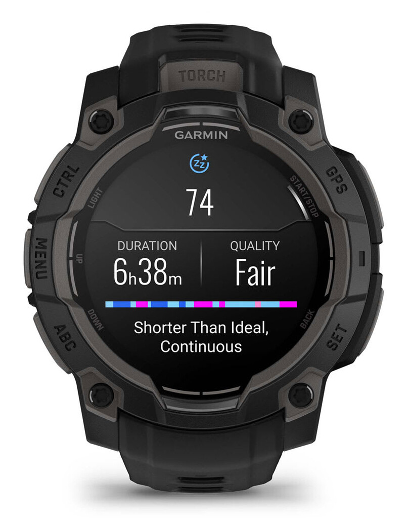 Garmin Instinct 3 AMOLED 3,05 cm (1.2") 45 mm Digitaal 390 x 390 Pixels Touchscreen Zwart GPS - Afbeelding 9