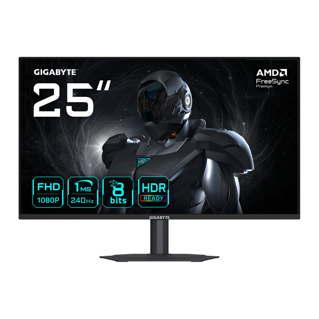 GIGABYTE G25F2A computer monitor 62,2 cm (24.5") 1920 x 1080 Pixels Full HD LED Zwart