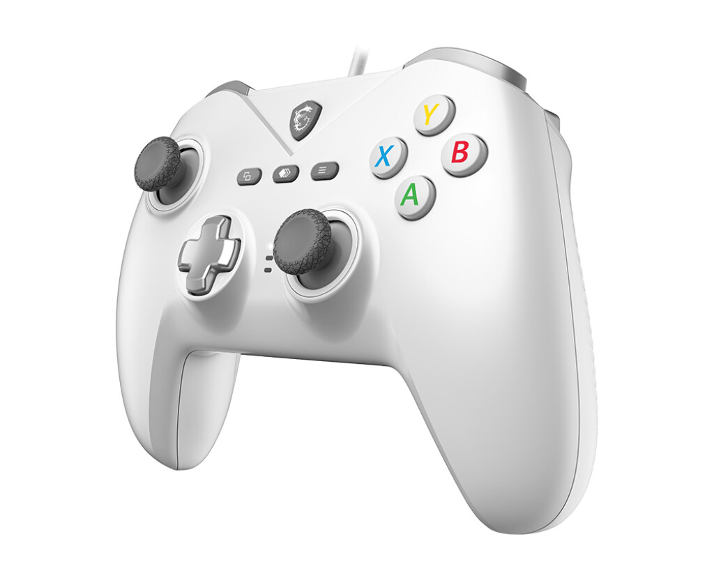 MSI FORCE GC200 WHITE game controller Wit USB Gamepad Analoog/digitaal Android, PC - Afbeelding 2