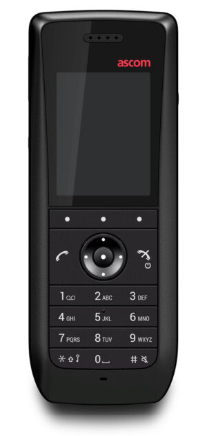 Ascom i63 PROTECTOR 5,08 cm (2") 135 g Zwart Robuuste telefoon