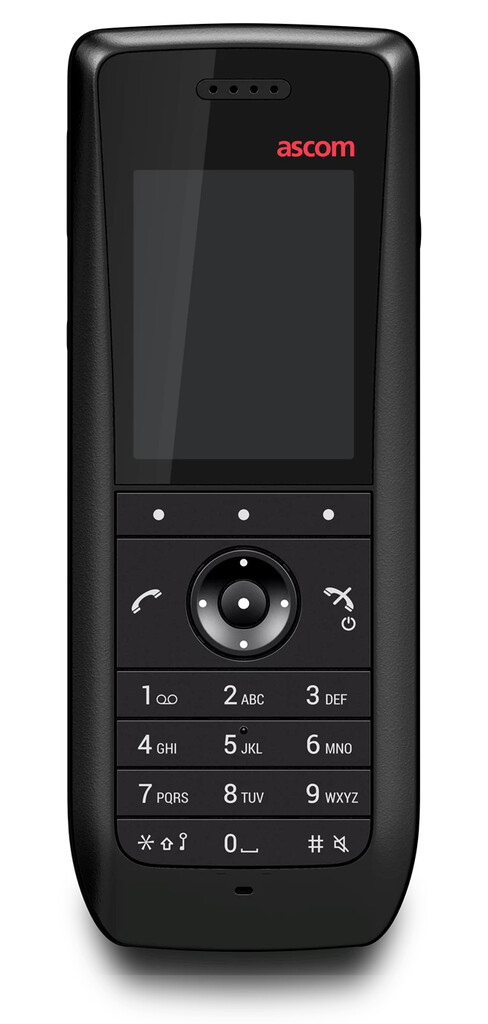 Ascom i63 PROTECTOR 5,08 cm (2") 135 g Zwart Robuuste telefoon