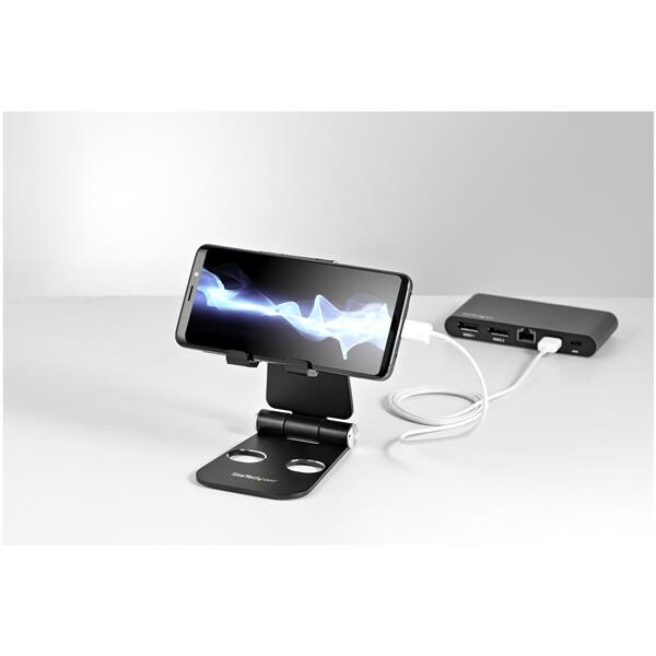 StarTech.com Telefoonhouder / tablet houder - universeel - multi angle - opvouwbaar - zwart - Afbeelding 5