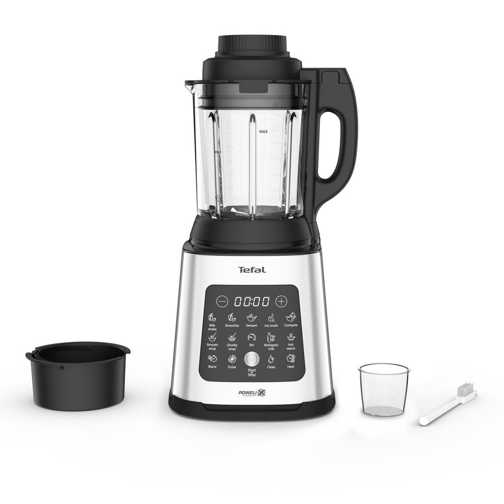 Tefal Perfectmix Cook BL83SD High speed blender incl. stoommandje - 10 programma's - 1400 W - 1,75 L