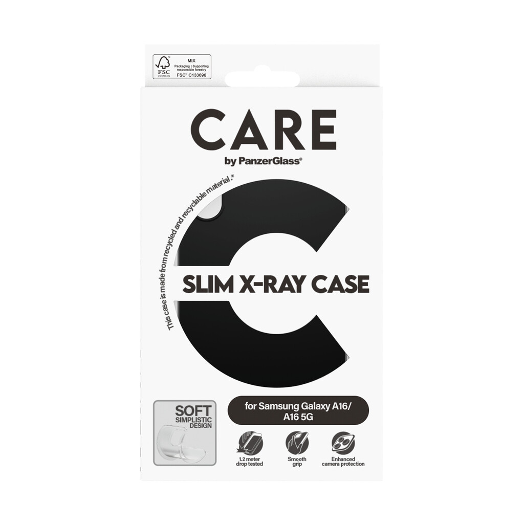 PanzerGlass CARE™ by ® Case Black Samsung Galaxy A16 4G | A16 5G mobiele telefoon behuizingen Hoes Zwart - Afbeelding 3