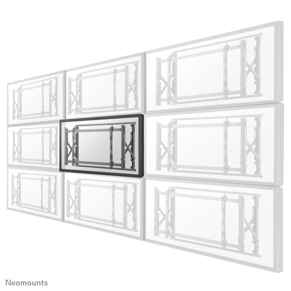 Neomounts LED-VW1750BLACK Videowall muurbeugel 32-55" - pull-out - max 35 kg