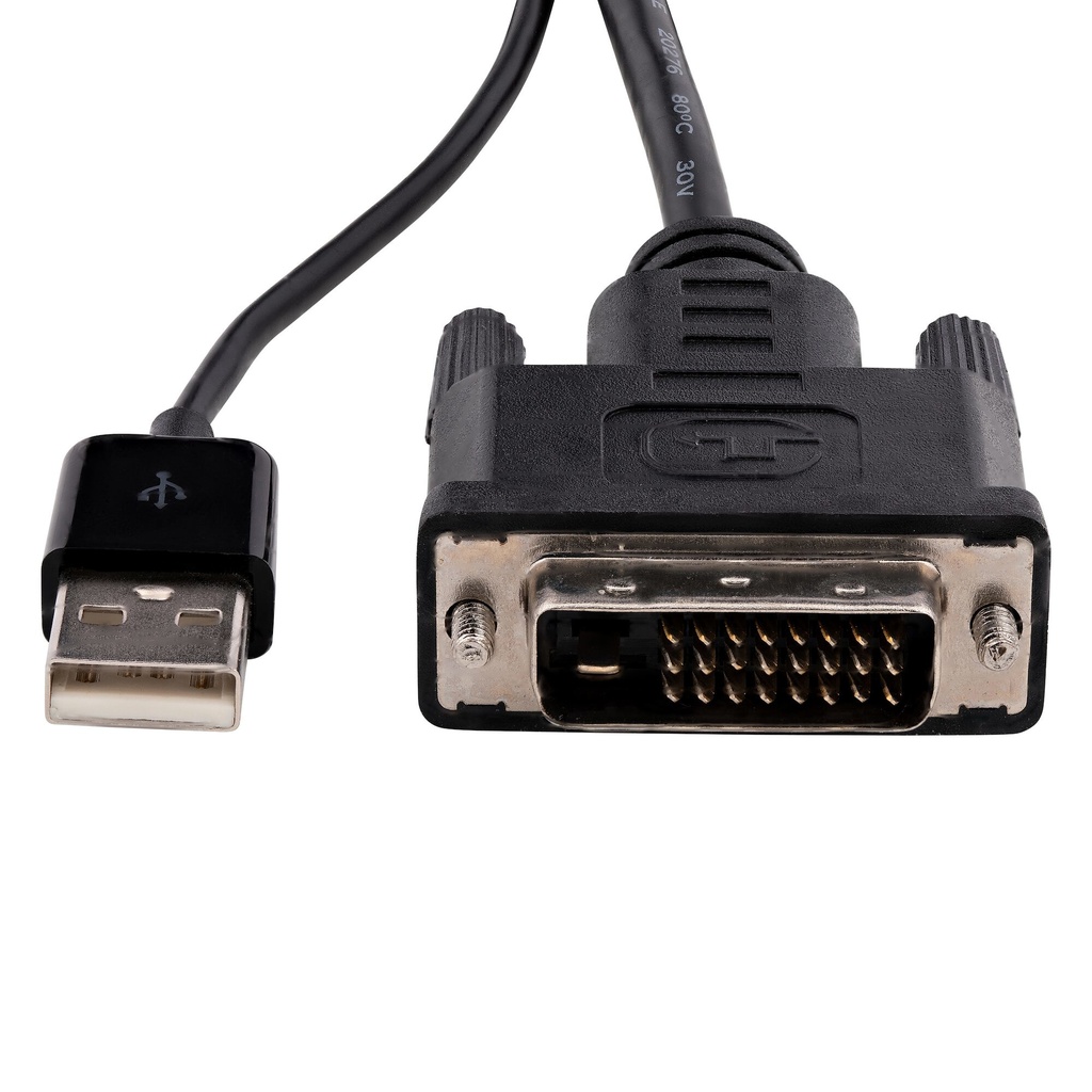 StarTech.com DVI naar DisplayPort adapter - USB-voeding - 1920 x 1200 - DVI naar DisplayPort converter - videoadapter - DVI-D na - Afbeelding 3