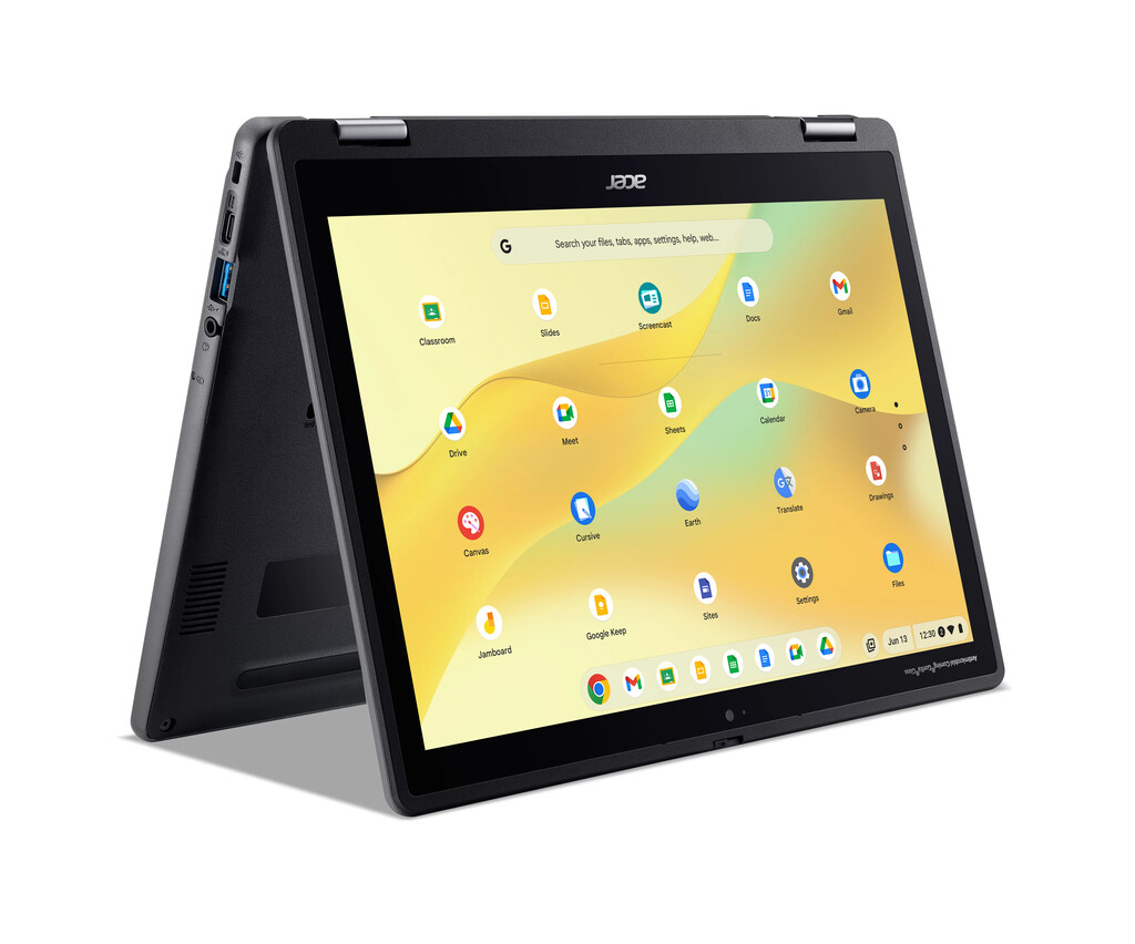 Acer Chromebook R857T-TCO-C04U Intel® N N150 31 cm (12.2") Touchscreen WUXGA 8 GB LPDDR5x-SDRAM 64 GB eMMC Wi-Fi 6E (802.11ax) C - Afbeelding 5
