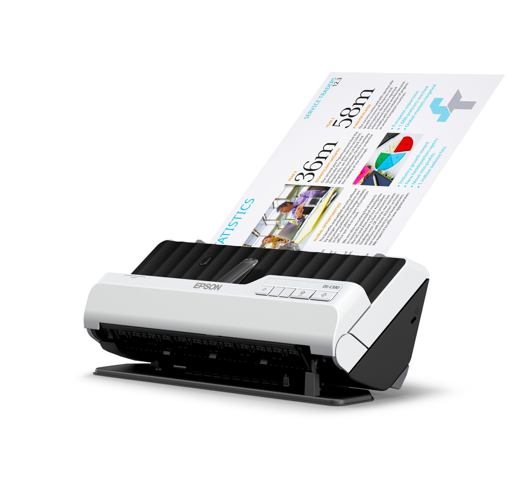 Epson DS-C330 Scanner met ADF + invoer voor losse vellen 600 x 600 DPI A4 Zwart, Wit - Afbeelding 5
