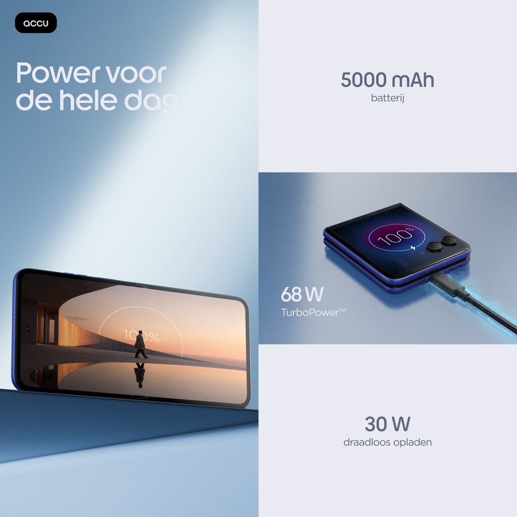 Motorola razr 70 ultra 17,7 cm (6.96") Dual SIM Android 16.0 5G USB Type-C 16 GB 512 GB 5000 mAh Violet - Afbeelding 7