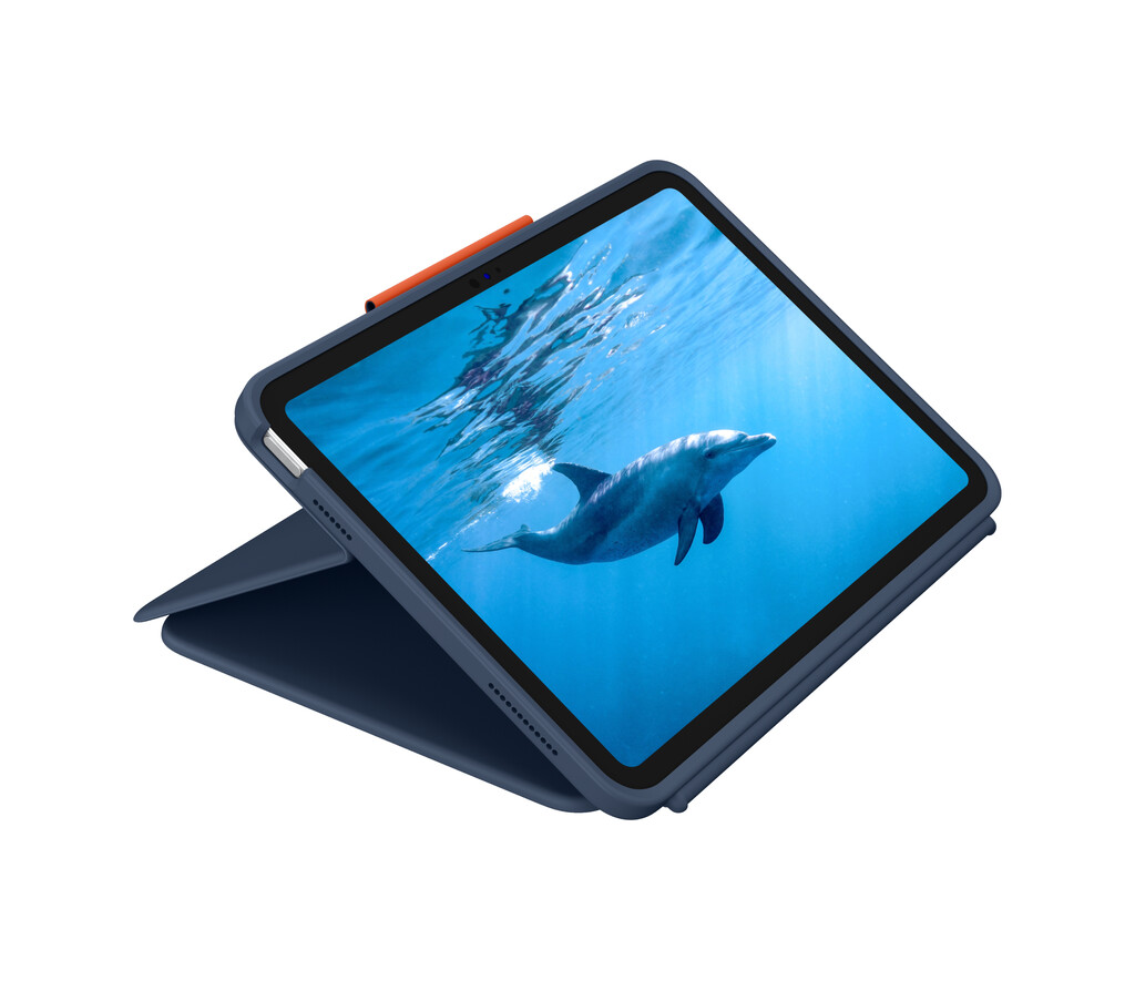 Logitech 920-011191 toetsenbord voor mobiel apparaat QWERTZ Duits Smart Connector Blauw