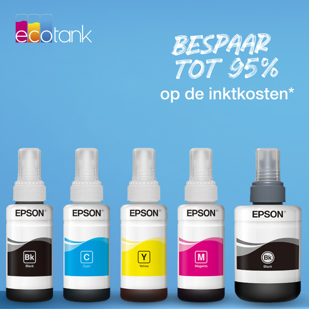 Epson 774 EcoTank inktfles zwart pigment - Afbeelding 3