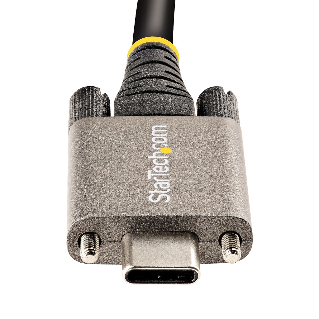 StarTech.com 1m USB-C Kabel, Vergrendelbaar met Zijschroef, USB 10Gbps, 100W (5A) Power Delivery, 8K 60Hz / 4K 144Hz DP Alt Mode - Afbeelding 8