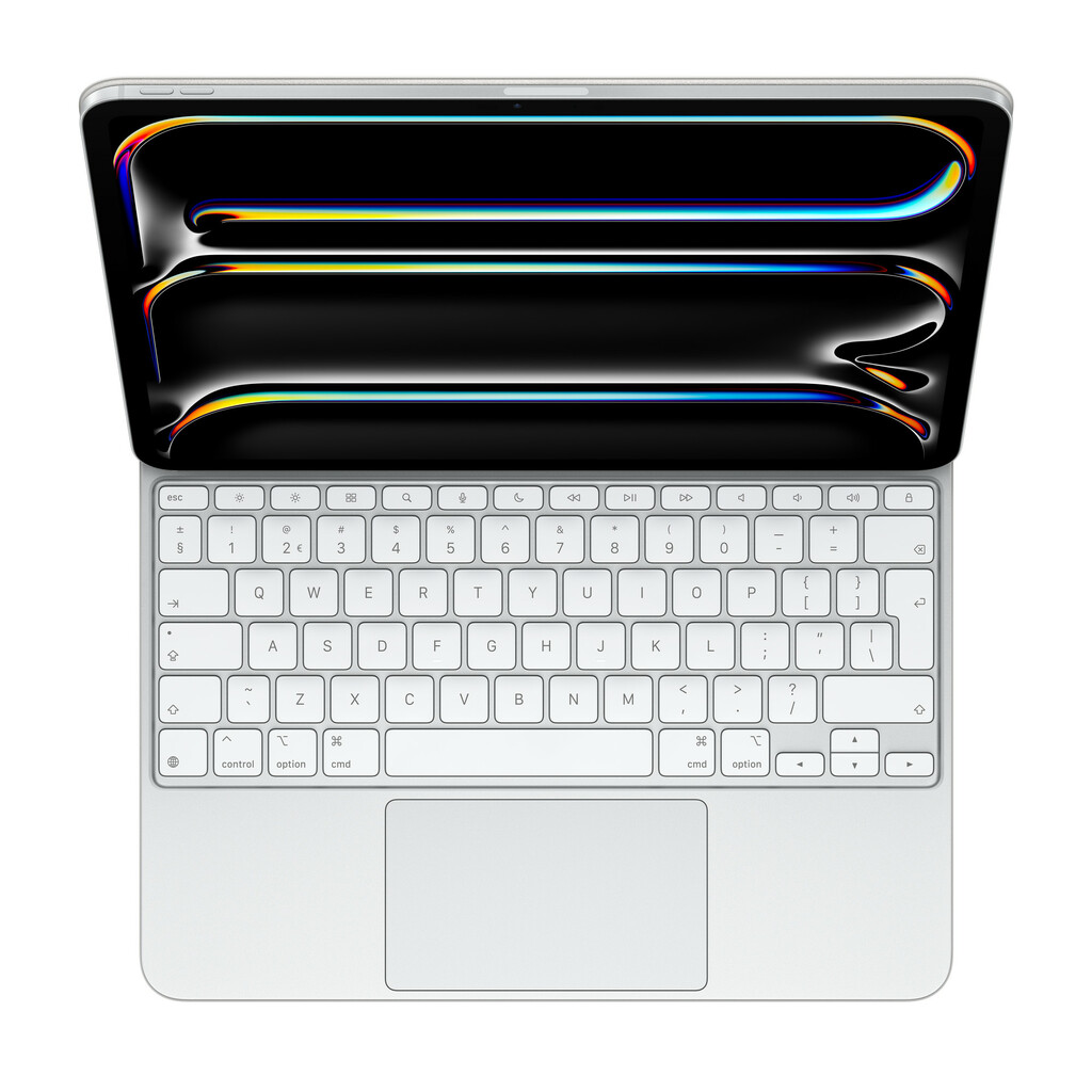 Apple Magic Keyboard voor 13‑inch iPad Pro (M4) - Nederlands - Wit - Afbeelding 2