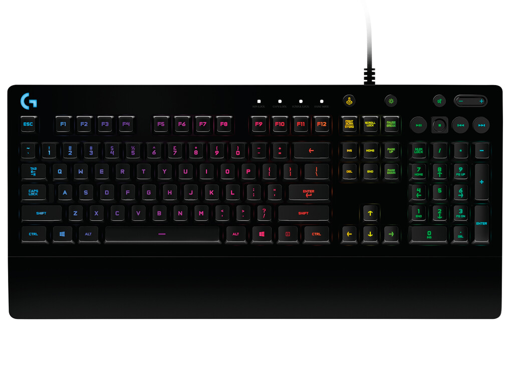 Logitech G G213 Prodigy toetsenbord Gamen USB QWERTY US International Zwart