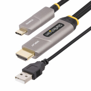 StarTech.com 15,2m USB-C naar HDMI 2.0 Actieve Optische Kabel (AOC), OM3 Multi-mode, 4K 60Hz, CL3 Rated, HDR10, HDCP1.4/2.2, Uni