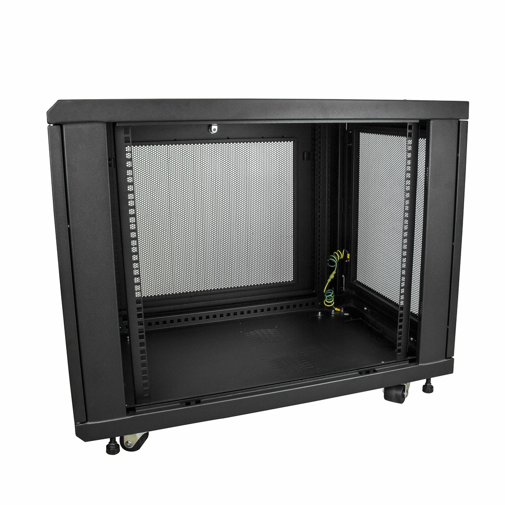 StarTech.com 12U Enterprise-Grade Server Rack Cabinet Kit, 19in Vergrendelbare 4-Post Patchkast met Schap en Kabelbeheer, 75cm M - Afbeelding 5