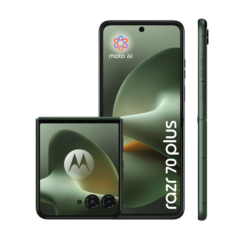 Motorola razr 70 plus 17,5 cm (6.9") Dual SIM Android 16.0 5G USB Type-C 12 GB 512 GB 4500 mAh Donkergroen - Afbeelding 3