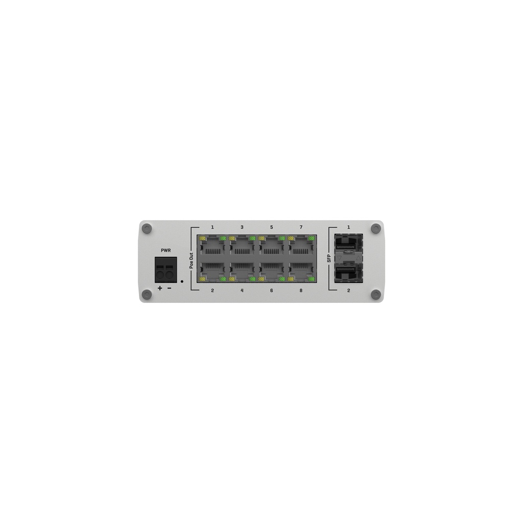 Teltonika TSW210 netwerk-switch Unmanaged Gigabit Ethernet (10/100/1000) Aluminium - Afbeelding 3