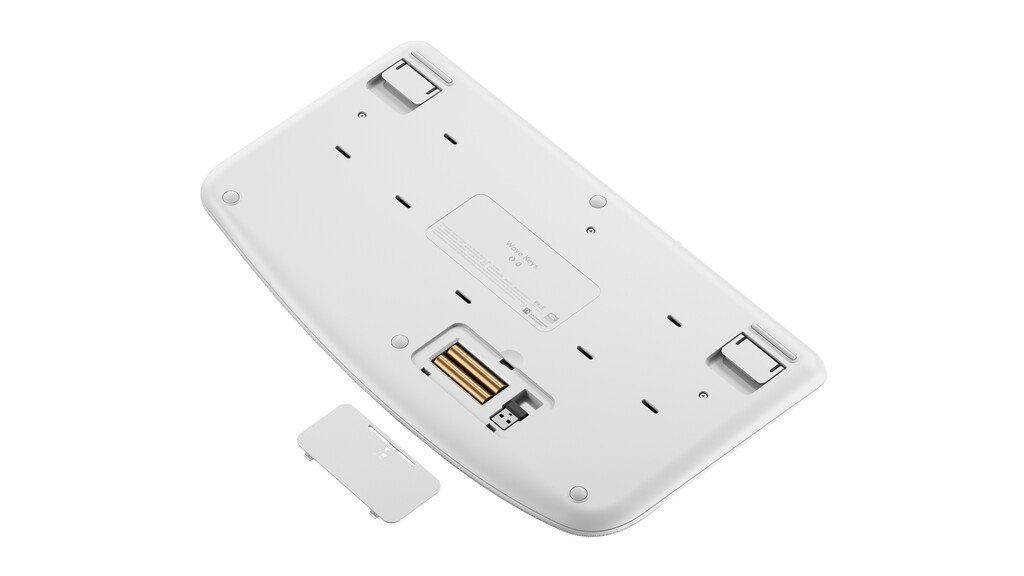 Logitech 920-012284 toetsenbord Kantoor RF-draadloos + Bluetooth QWERTZ Duits Wit - Afbeelding 3
