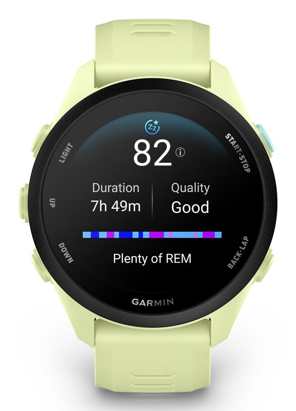 Garmin Forerunner 70 3,05 cm (1.2") AMOLED 30 mm Digitaal 390 x 390 Pixels Touchscreen Limoen GPS - Afbeelding 4