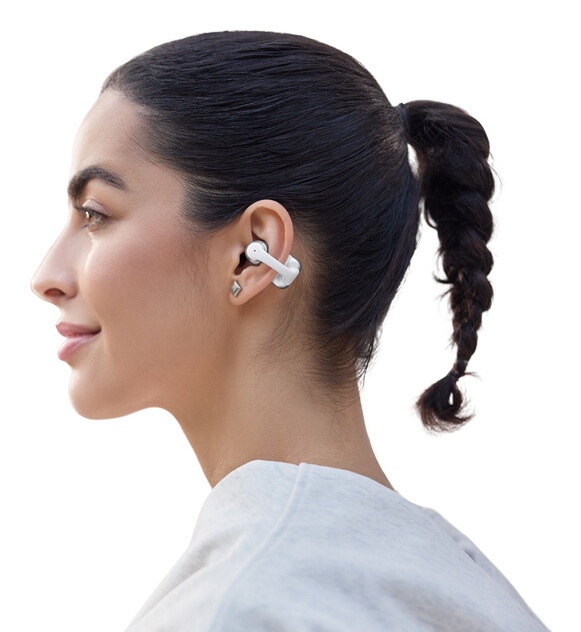 SHOKZ OpenDots 2 Headset Draadloos Oorklem Gesprekken/Muziek/Sport/Elke dag Bluetooth Grijs - Afbeelding 5