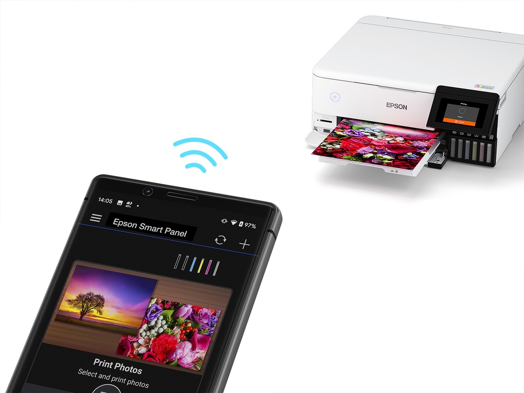Epson EcoTank ET-8500 A4 Wi-Fi-fotoprinter met inkttank - Afbeelding 3