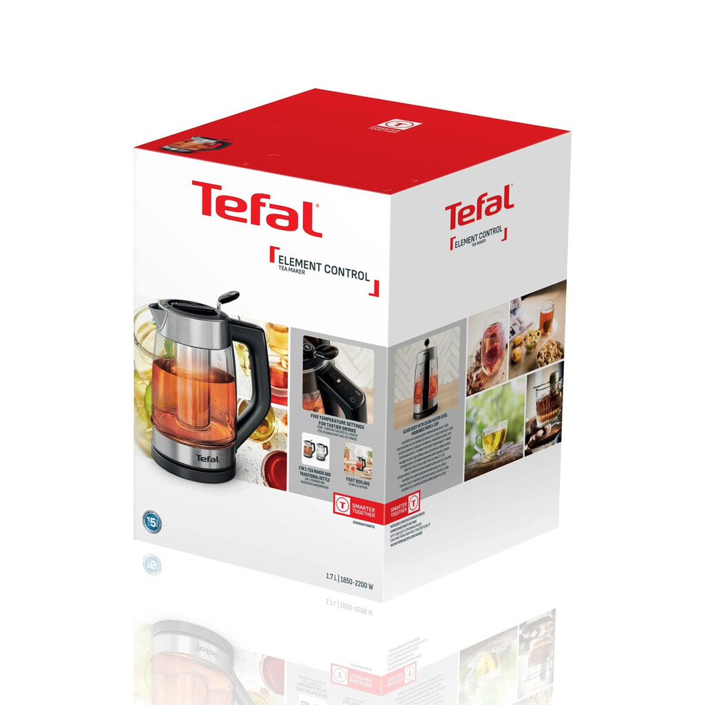 Tefal Element BJ760D 1,7 L waterkoker met temperatuurregeling - Afbeelding 2