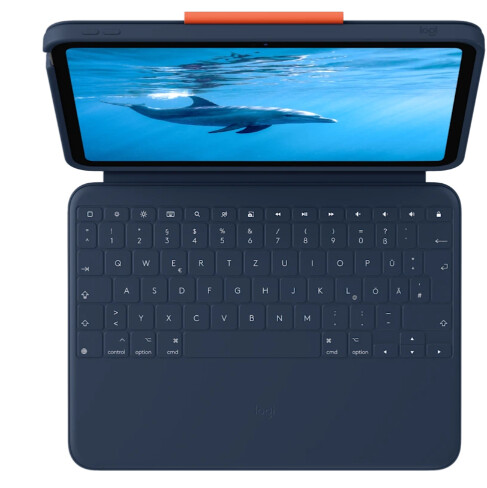 Logitech 920-011191 toetsenbord voor mobiel apparaat QWERTZ Duits Smart Connector Blauw - Afbeelding 10