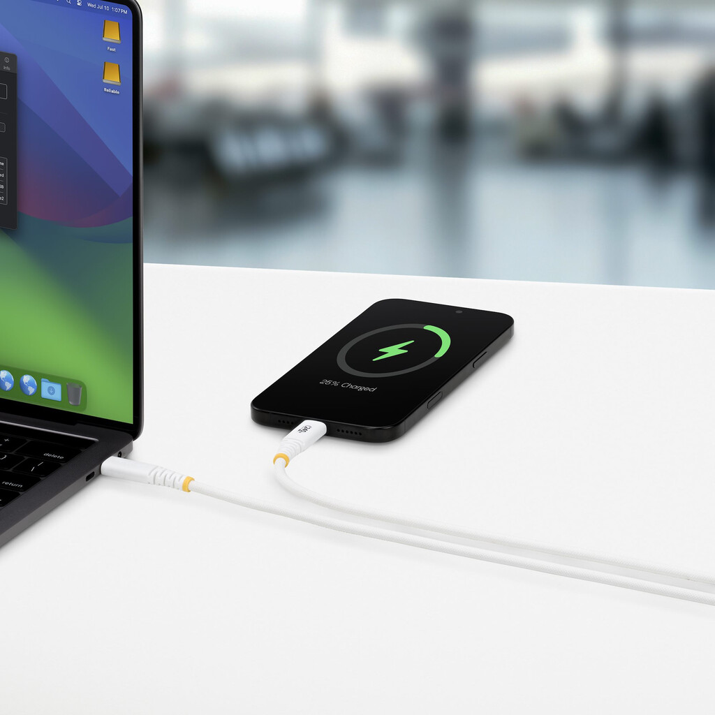 StarTech.com 3m USB-C Oplaadkabel, Duurzaam en Ultra-flexibel, 240W(5A) PD EPR, USB 2.0 Laptop Laadkabel, USB-IF Gecertificeerd, - Afbeelding 7