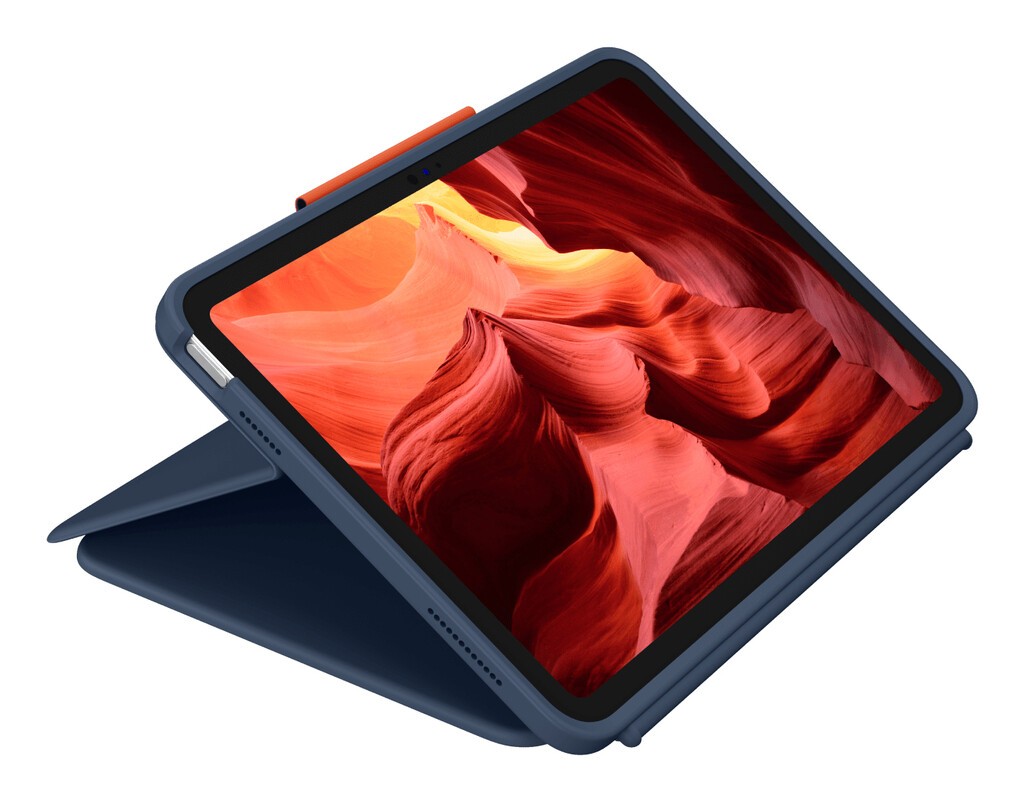 Logitech Rugged Combo 4 Touch AZERTY Frans Smart Connector Blauw - Afbeelding 8