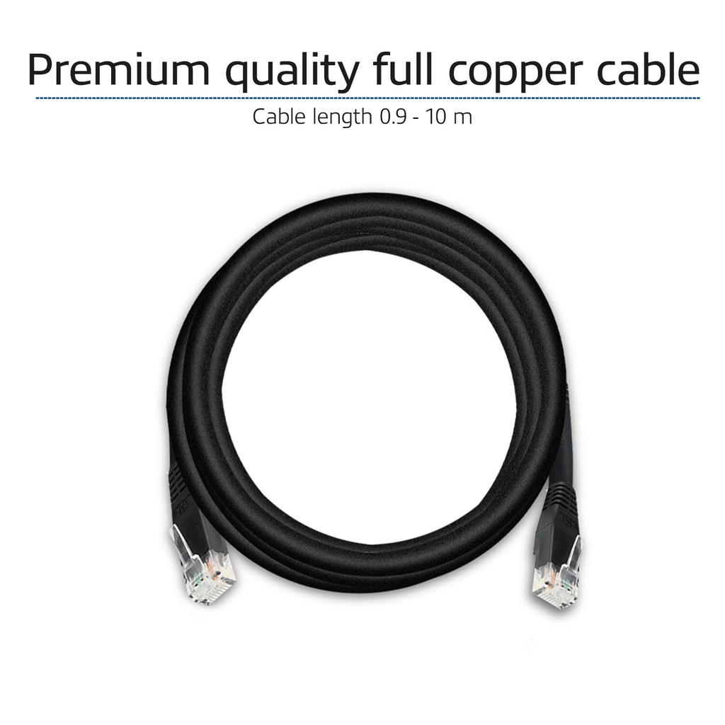 ACT Zwart 2,0 meter U/UTP CAT6 patchkabel met RJ45 connectoren - Afbeelding 7