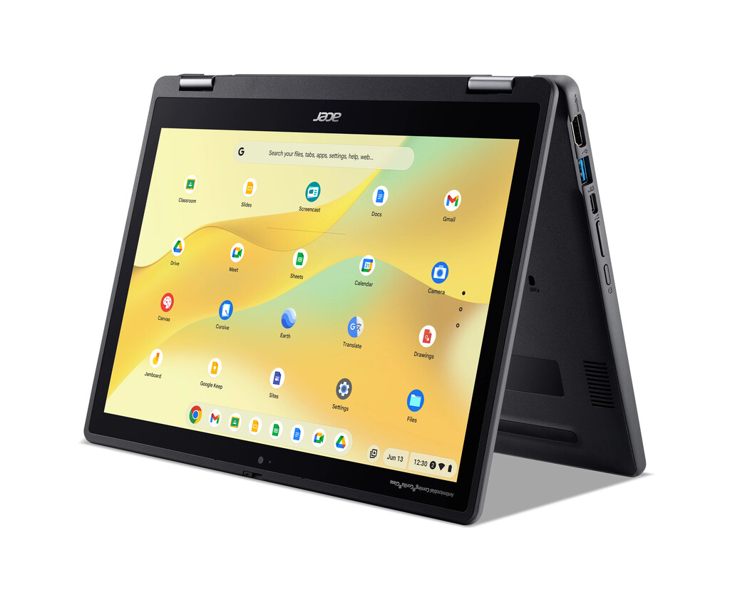 Acer Chromebook R857T-TCO-C04U Intel® N N150 31 cm (12.2") Touchscreen WUXGA 8 GB LPDDR5x-SDRAM 64 GB eMMC Wi-Fi 6E (802.11ax) C - Afbeelding 6