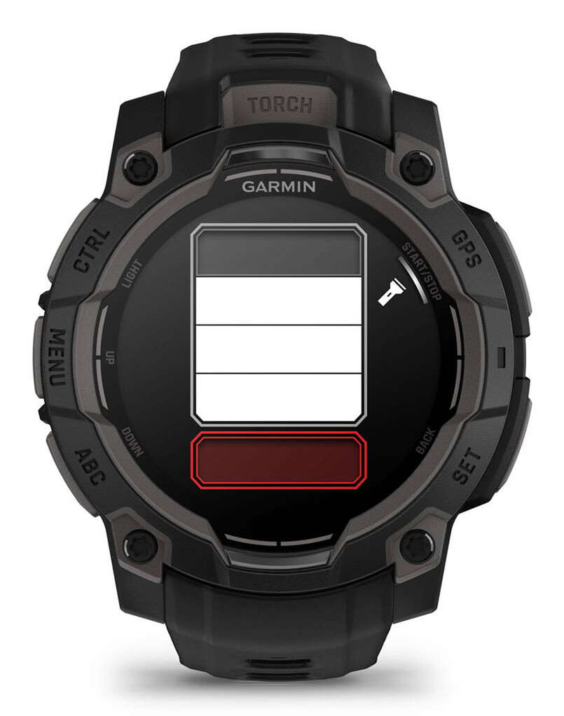 Garmin Instinct 3 AMOLED 3,05 cm (1.2") 45 mm Digitaal 390 x 390 Pixels Touchscreen Zwart GPS - Afbeelding 5