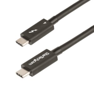 StarTech.com 50cm Thunderbolt 4 Kabel, 40Gbps, 100W PD, 4K/8K Video, Intel-Certified Thunderbolt Kabel, Compatibel met USB4/Thun
