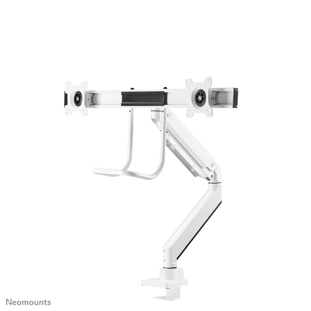 Neomounts NM-D775DXWHITE Monitorarm 10-32" - gasveer - Topfix - 180°-stop - Afbeelding 13