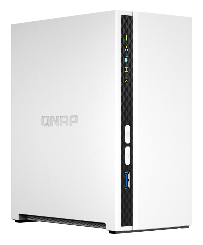 QNAP TS-233 NAS Tower Cortex-A55 2 GB 8 TB HDD QNAP QTS Wit - Afbeelding 3