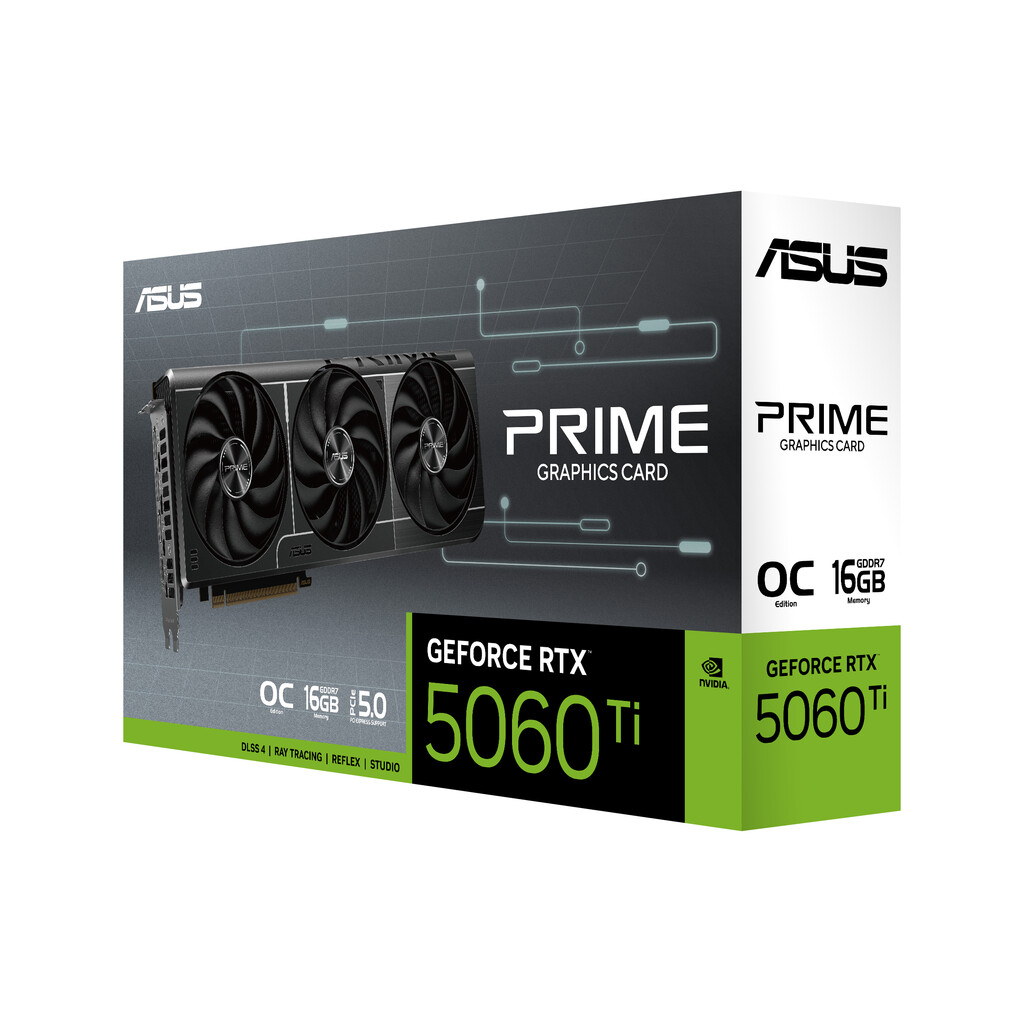 ASUS Prime -RTX5060TI-O16G NVIDIA GeForce RTX 5060 Ti 16 GB GDDR7 - Afbeelding 9